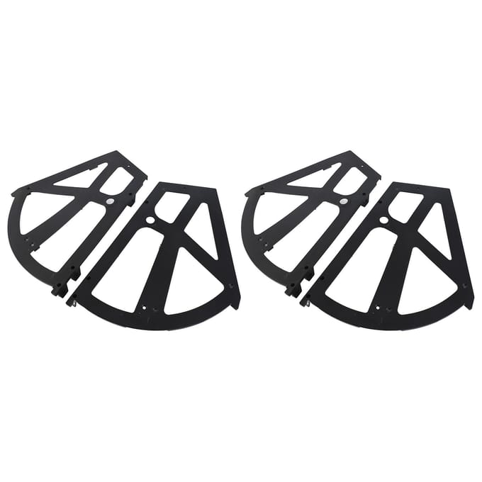 4 Stuks/Set Huismeubilair Schoenen Lade Kast Scharnier Klap Plaat Frame Draairek Accessoire wit