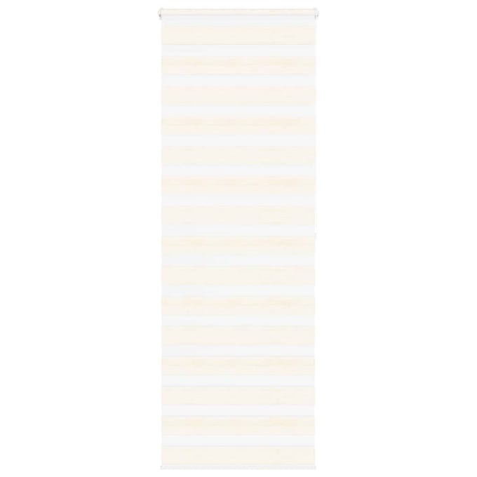 vidaXL - Zebra - rolgordijn - 85x200 - cm - stofbreedte - 80,9 - cm - marmerbeige
