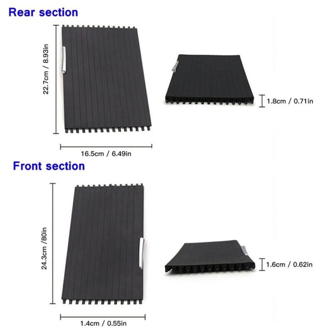 Auto Opbergdoos Middenconsole Rolgordijn Covers Voor BMW X5 X6 E70 E71 2007-14 black
