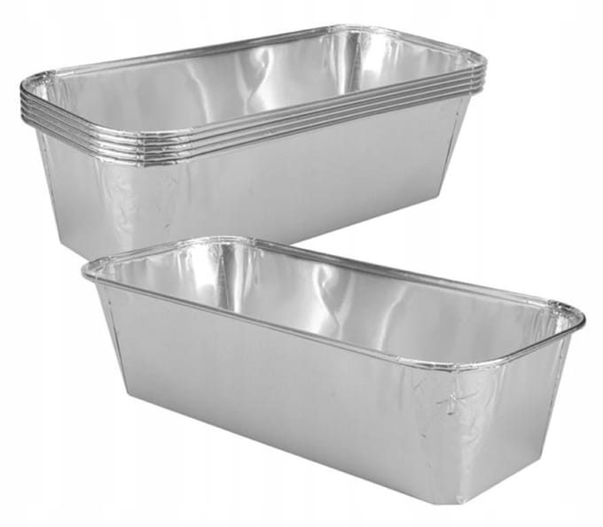 RAVI - Bakvormen - Aluminium - 1000 ml - Set van 5