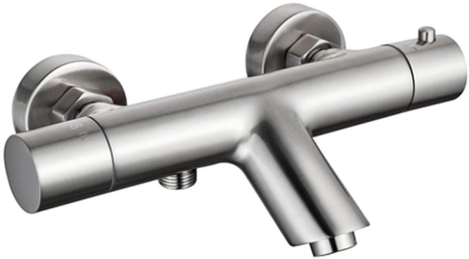 FugaFlow Eccelente Sobrado Badkamer Thermostatische Badkraan - geborsteld RVS PVD