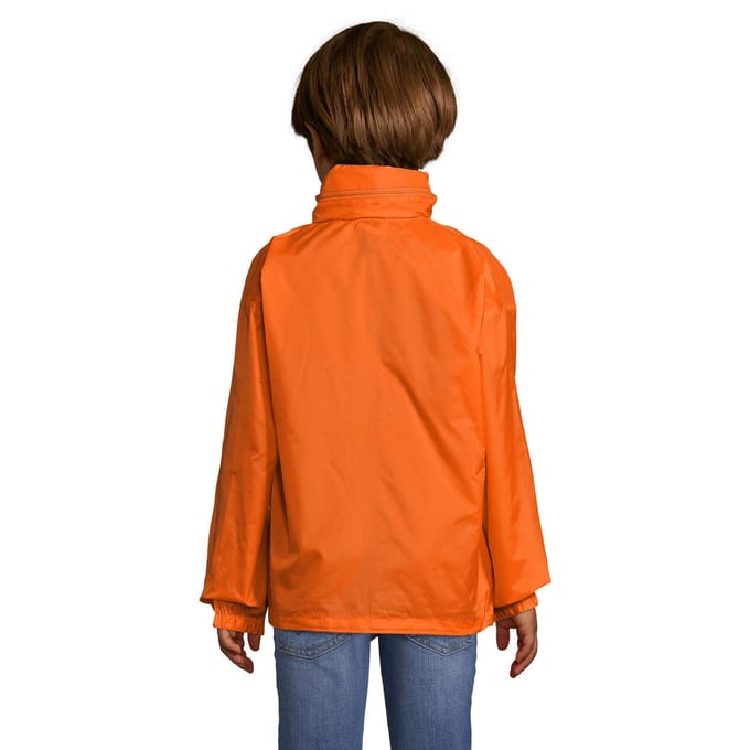 SOLS Windjack voor kinderen (Oranje)