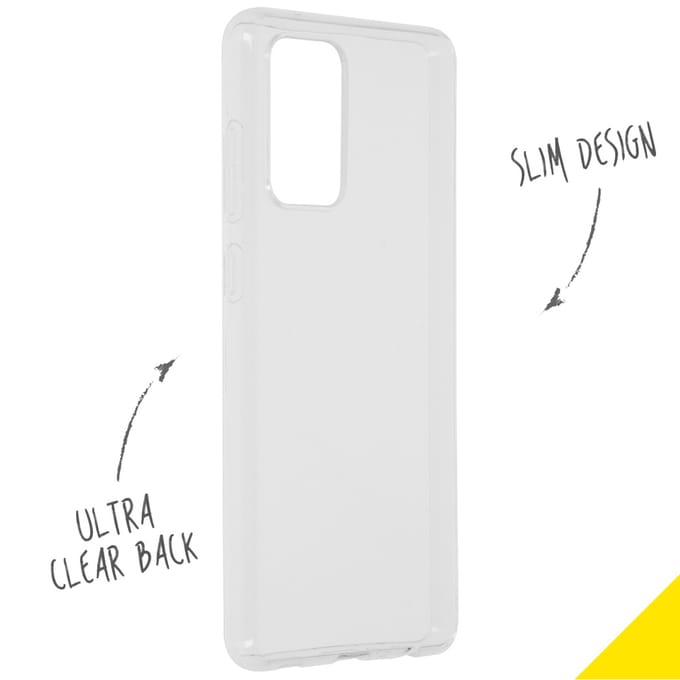 Accezz Hoesje - Geschikt voor Samsung Galaxy A72 - Clear Backcover - Transparant