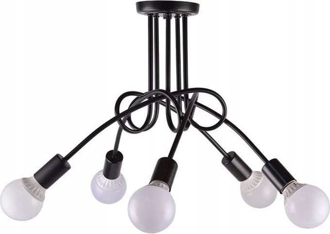 Toolight 5392252 5 Paradise Hanglamp Zwart 70X70X40Cm