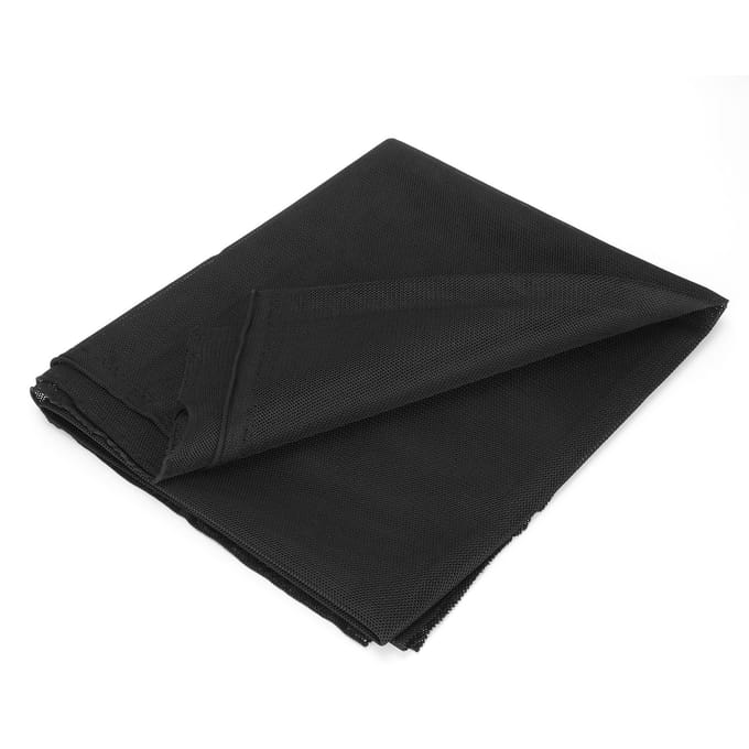Luidspreker Grilldoek Waterdicht Ademend Luidsprekergrill Beschermer voor Geluidsluidspreker Zwart black