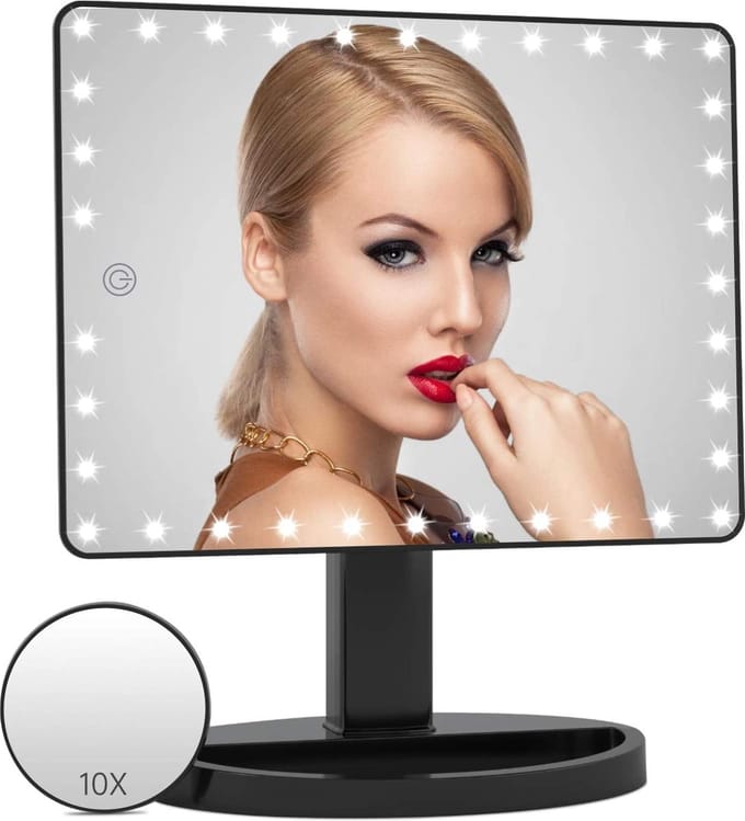 Luxe Make Up Spiegel – Make up Mirror – Kaptafel – Vrouwen Accessiores Cadeau