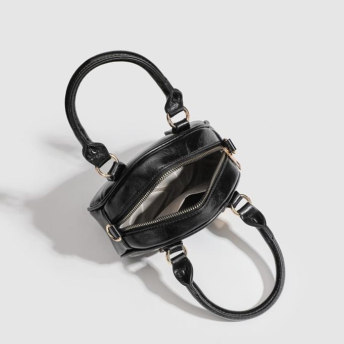 Mode Textuur Kleine Tas Damesmode Schoudertas Handtas Kettingtas Crossbody Schelptas black