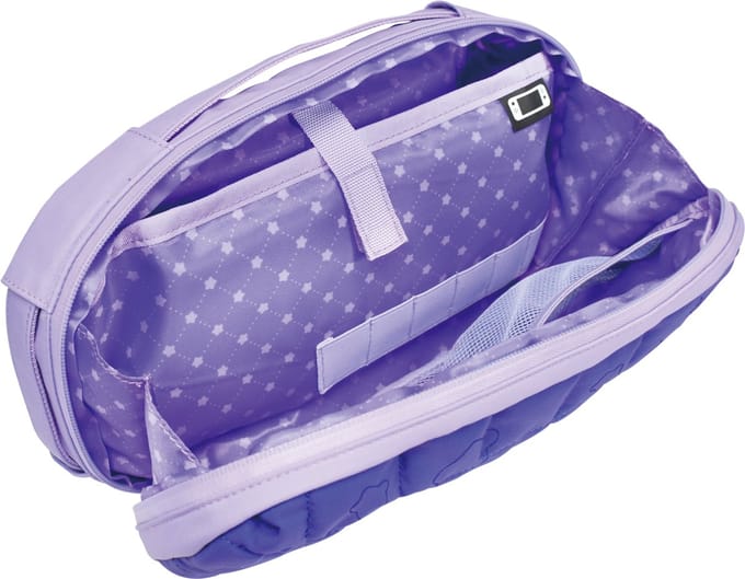 HORI Puff Pouch for Nintendo Switch 2 (Kirby and Waddle Dee) - Purple - Mid-size - Bag - Nintendo Switch 2