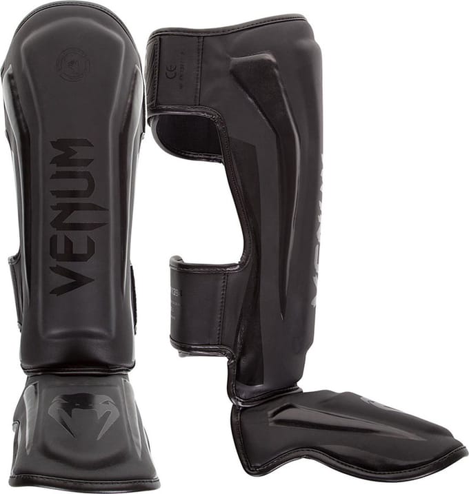 Venum Elite Standup Scheenbeschermers (Matte/Black) - M
