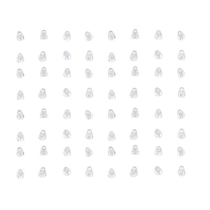 300 Stuks Randloze Bril Schroefdop Nummer 14 Siliconen Bril Frameloze Schroefkap white