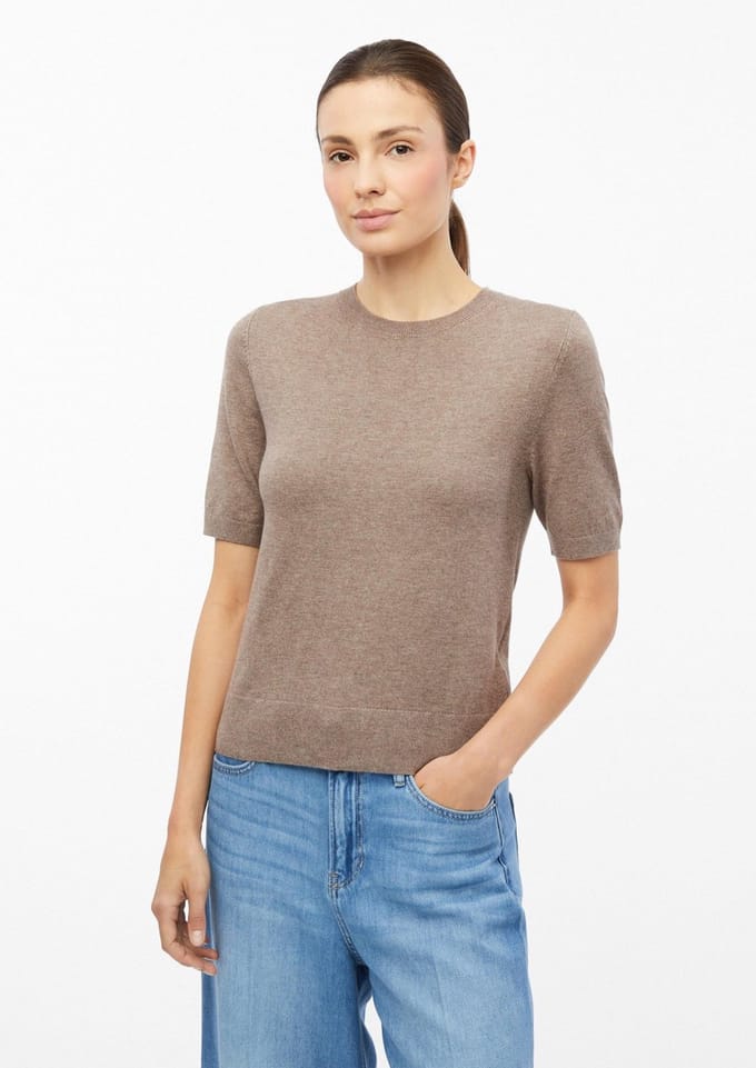 Regular fit pullover van viscosemix