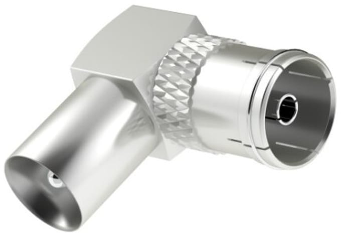 Hama Antennekabel-adapter Coax-stekker - Coax-koppeling 90°