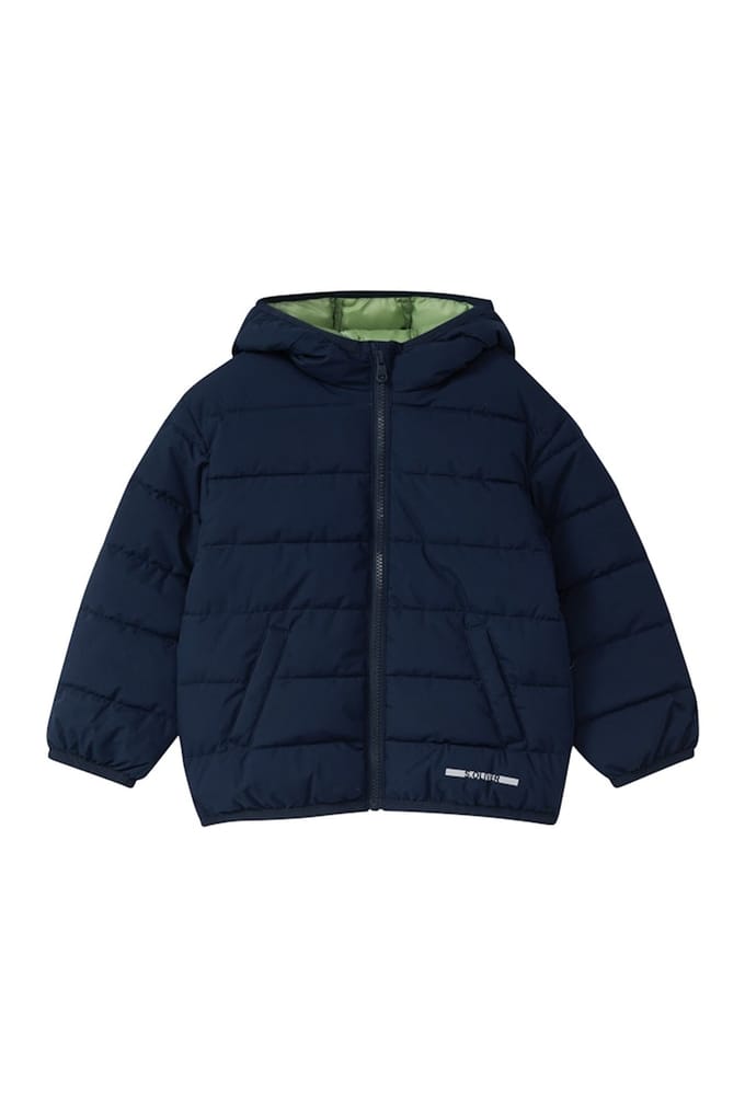 Oversized Gevoerde Gewatteerde Jassen met Capuchon Voor Baby Jongens s.Oliver