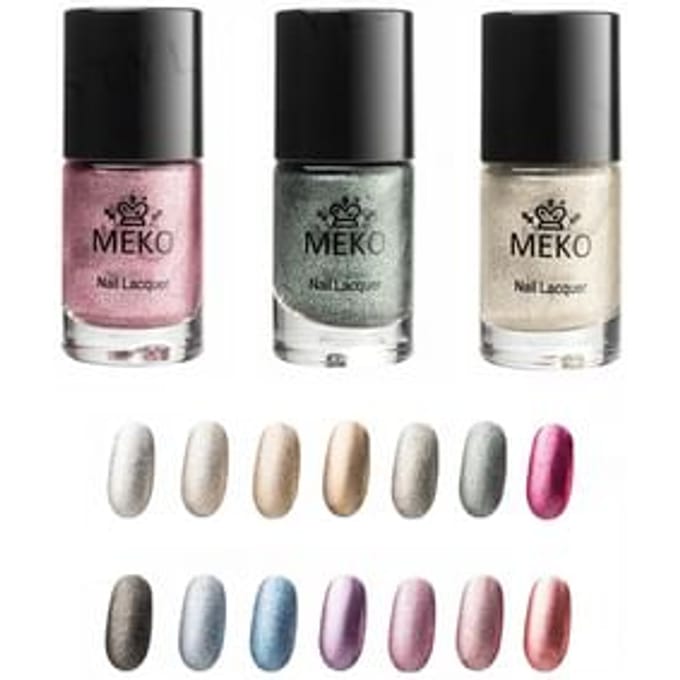 MEKO - Quicksand Starry Sky Series Nail Polish 12 Light And Shadow Passing - 12ml