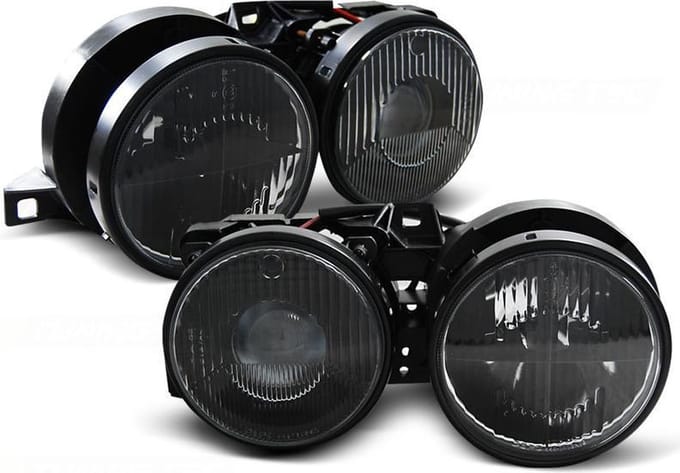 Koplampen BMW E30 11 82-06 94 ZWART
