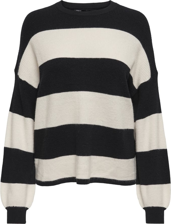 ONLY CARMAKOMA - CARATIA L/S STRIPE PULLOV KNT NOOS - Meisjes - Gebreide truien