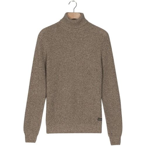 Baileys Trui Rollneck Mouliné Rib Structure Donker Taupe / male