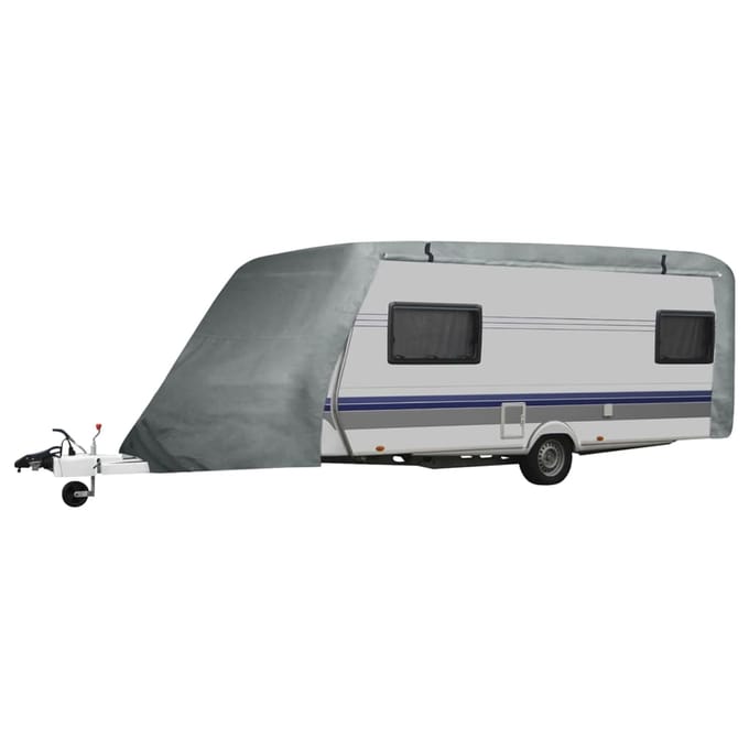 vidaXL Caravanhoes L grijs