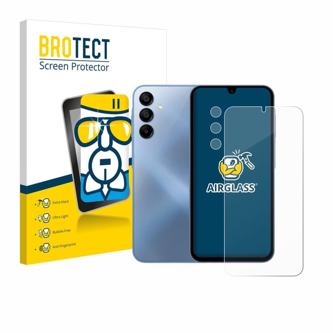 Screenprotector voor Samsung Galaxy A15 5G (Voor+Camera) Beschermglas transparant