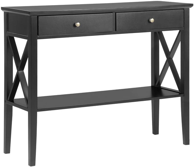 AVENUE - Consoletafel - Zwart - MDF