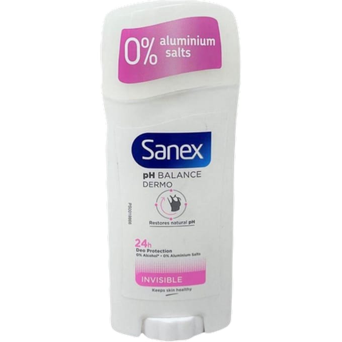Sanex Invisible 24H Protection Deodorant Stick - 65 ml