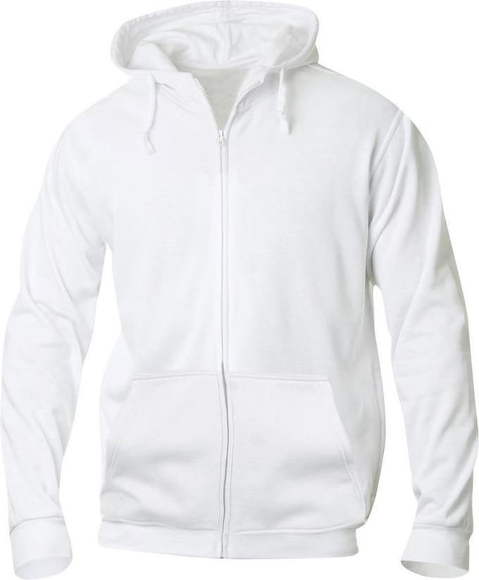 Basic hoody full zip wit l