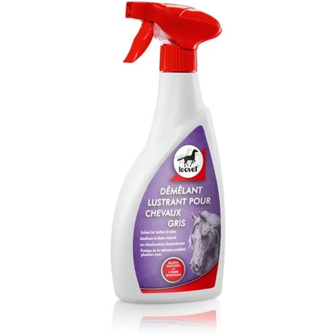 Ontklitspray voor grijze paarden Leovet