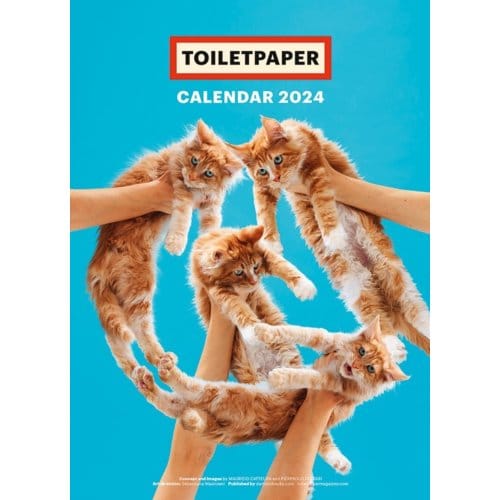 Toiletpaper Calendar 2024 - Maurizio Cattelan