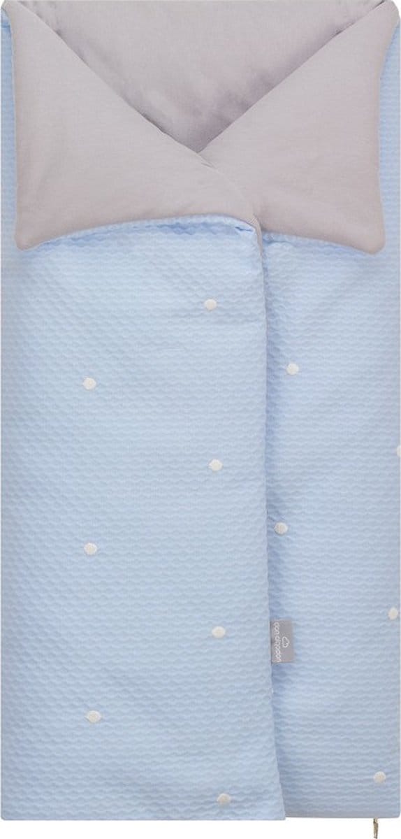 Don Algodon Wikkeldeken Zoe Junior 75 X 65 Cm Katoen Blauw