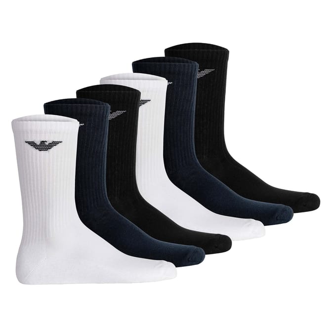 Emporio Armani Sokken SPORTY SPONGE 6P 39-46 Set van 6