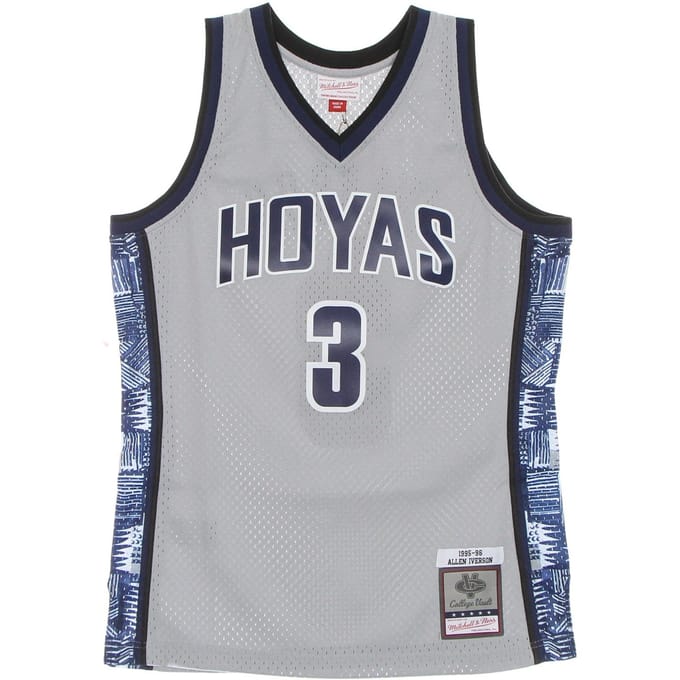Basketbaltanktop voor heren NCAA Swingman Jersey N.3 Allen Iverson Geohoy