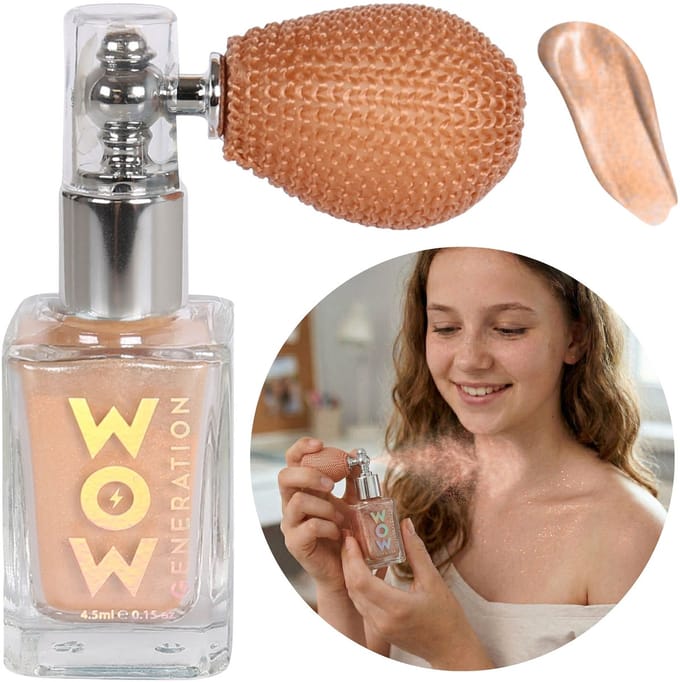 WOW Generation Verlichtende bodyspray, gouden highlighter voor meisjes