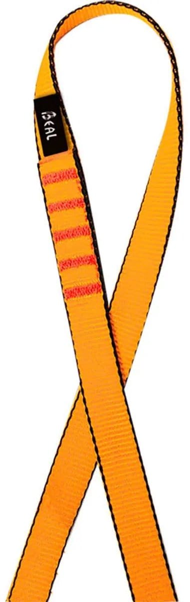 Beal Flat 18 Mm Sling 5 Eenheden Oranje 40 cm
