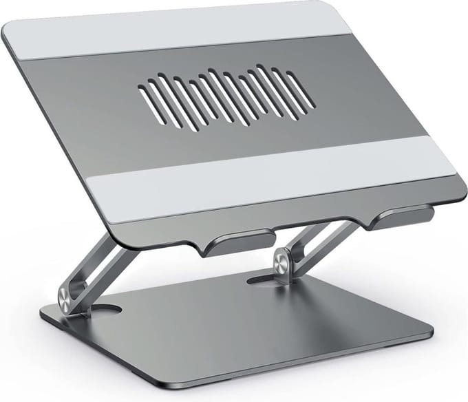 VELTRR® Laptop Standaard - Laptop Stand - Verhoging - Zilver