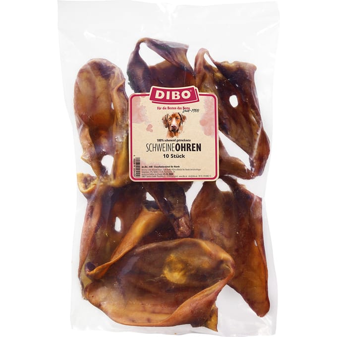 60 stuks Premium Varkensoren Dibo Hondensnack