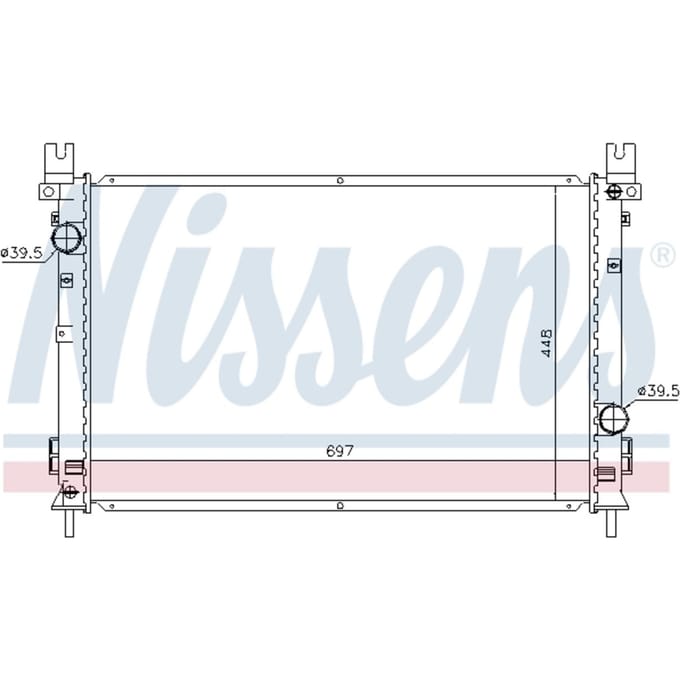 Radiator NISSENS 61028