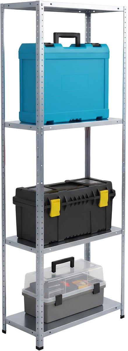 Stellingkast - 180x60x40 cm - tot 160 kg - staal - steeksysteem