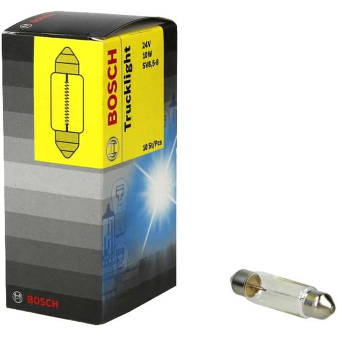 P27/7w lamp BOSCH C10W Trucklight 24V, 10W