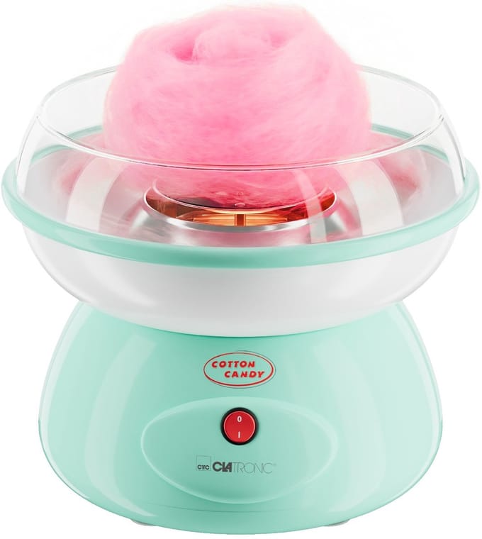 Clatronic ZWM 3478 - Suikerspinmachine - Suikerspinmaker - Groen / Mint -500 W