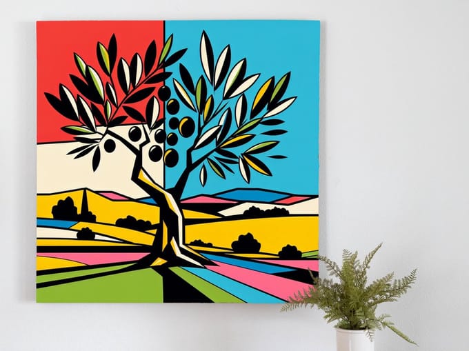Kunstprint | Wanddecoratie | Canvas | 40 × 40 cm