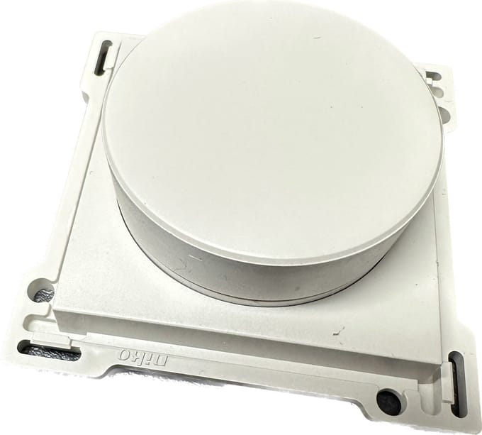 Niko - Centraalplaat Voor Draaiknopdimmer Lichtgrijs - 102-31000
