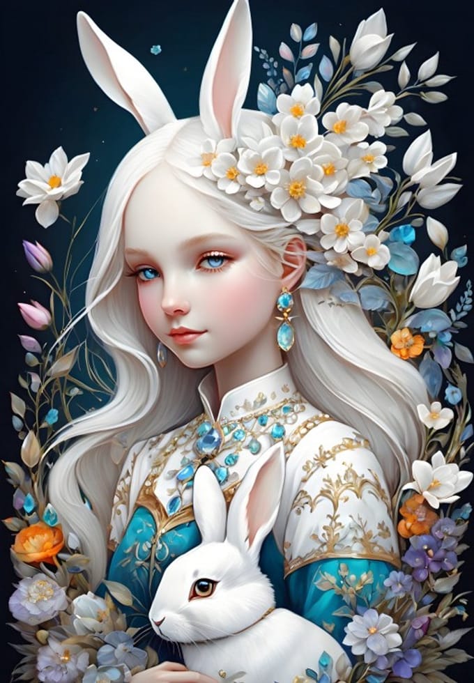 Alipson Puzzle Fairy World - legpuzzel 1000 stukjes multicolor.
