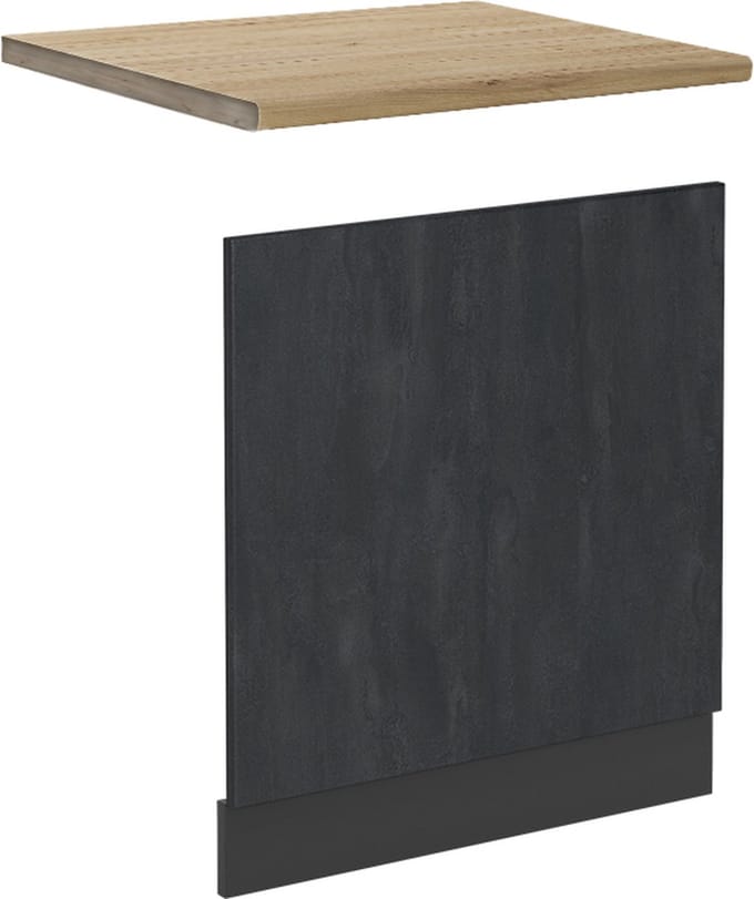 Vicco R-Line Frontpaneel – 60 cm WB Eik Zwart beton