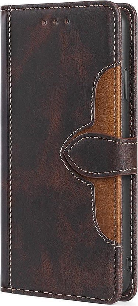 Hoesje geschikt voor Samsung Galaxy S20 FE - Bookcase - Pasjeshouder - Portemonnee - Kunstleer - Bruin