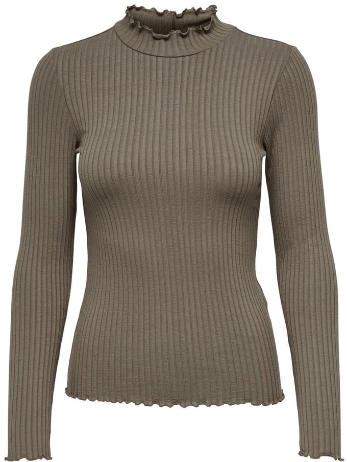 JDY - JDYFRANSISKA L/S HIGHNECK TOP JRS Dames Top
