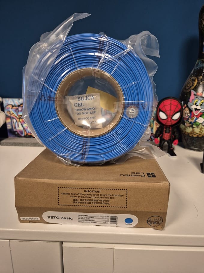Bambu Lab PETG Basic - Navy Blue (Marineblauw) - 3D Printer Filament - 1.75mm - 1kg - Premium Kwaliteit Refill