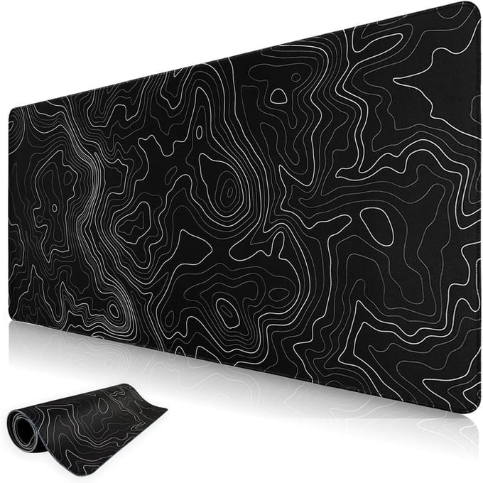 Gaming-muismat XXL, 80x35 Cm Black