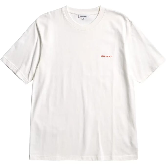 T-shirt met bedrukt logo Norse Projects Johannes Organic Norse