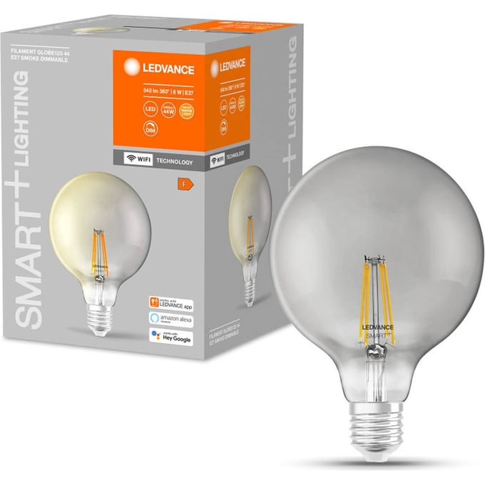 LEDVANCE SMART+ WiFi filament Globe 44 E27 6W 825
