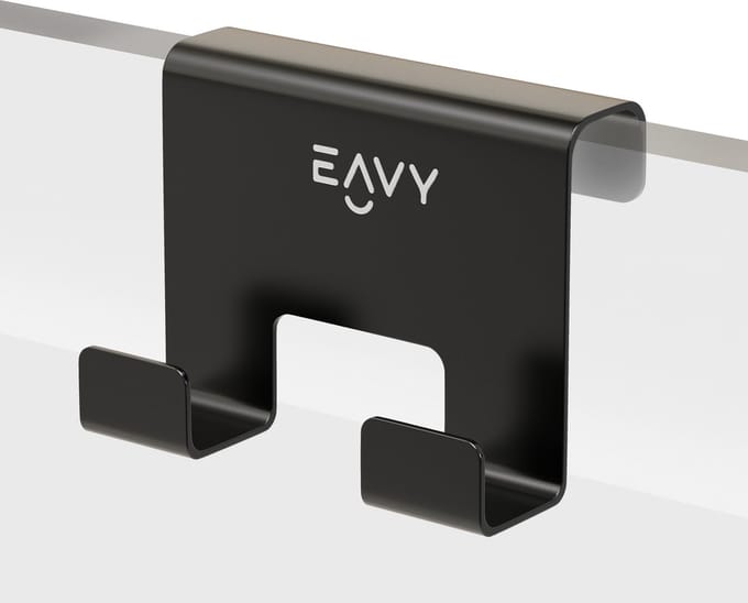 EAVY Douchehaak RVS - Universele Douchecabine Haak - Douchewand Haak - Douchehanger